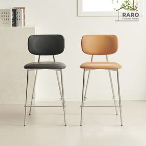 라로퍼니처 허밍 아일랜드 홈바 바 테이블 의자 바텐 체어 2개