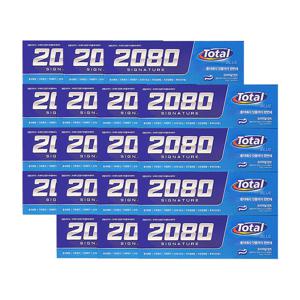 [메디안]애경 2080 시그니쳐 토탈 블루치약 125g 4입 x6