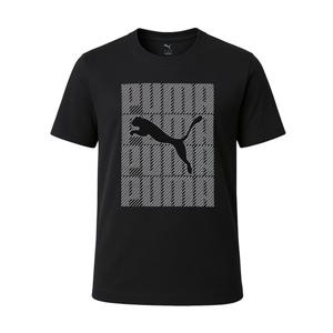 [푸마]푸마 그래픽 워딩 반팔티 블랙 684825-01