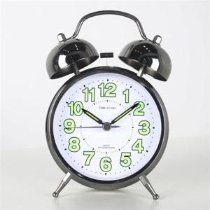 트윈벨 빅알람 탁상시계(그린) 스틸 앤틱 자명종 워치 탁상시계 알람시계 시계 트윈벨알람시계 빅알람탁상시계