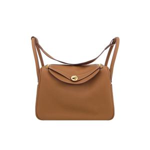 [엘러브] 에르메스 린디30 카멜골드 금장 K각인 6HB0001