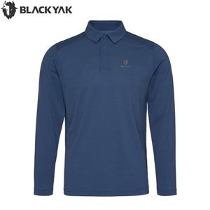 [블랙야크] 남성 봄 등산 아웃도어 긴팔티셔츠 데일리 카라 긴팔티 1BYKTSV001GD 2BYKTSV001