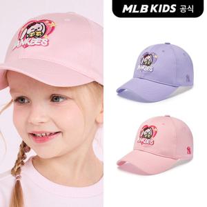 [MLB키즈 공식]26N 메가베어프렌즈 여아 하트 볼캡 (2color) 7FCPC136N