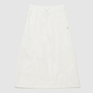 [르꼬끄] 여성 스트레치 우븐 루즈핏 스커트 QR122OSK21_CRM QR122OSK21