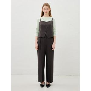 [올리브데올리브]레직기 와이드 팬츠 OW6SL151