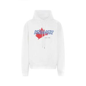 디스퀘어드2 후드 티셔츠 S74GU0951 D25028100 White