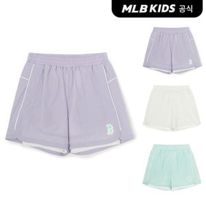[MLB키즈 공식]26SS 걸즈 애슬레저 우븐 반바지 (3color) 7FSMA0163