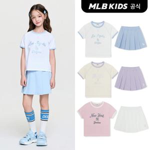 [MLB키즈 공식]26SS 스포티브 애슬레저 링거 티셔츠세트(여아) (3color) 7FS1A0363