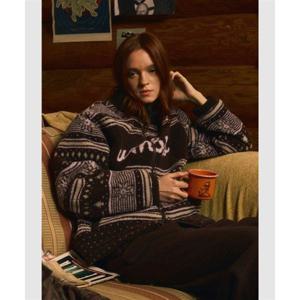 엄브로 UMBRO 노르딕 패턴 플리스 스탠넥 자켓 브라운 UQ323CFJ92 UQ323CFJ92_BRW0 371725