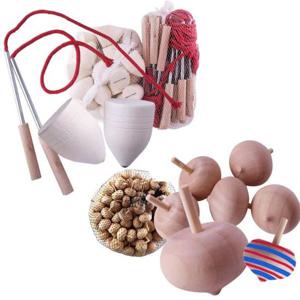 민속놀이 팽이만들기 나무팽이 (대용량) -민속팽이/도토리팽이