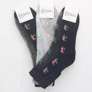 돌잔치선물 여자 레이스 시스루양말(중목) 3켤레