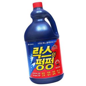 세면대세정제 홈스타 살균 뚫는 락스와펑펑 변기 욕실 청소 2L 1P