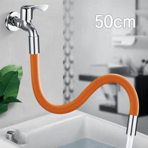 연결호스 코브라 수도꼭지 형태변형 자바라호스 50cm