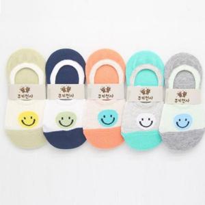 남아양말 아동덧신 국내생산 봄여름 아동양말 땡글이 5켤레묶음
