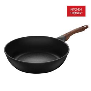 조리도구 키친플라워 IH 블랙우드펄 궁중팬 28cm