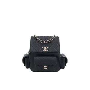 [엘러브] 샤넬 쓰리포켓 듀마백팩 블랙 샴페인골드 캐비어 6ET0616