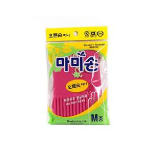 중형고무장갑 마미손 고무장갑 오른손 하나 중M