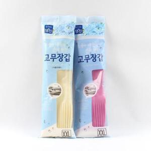기모고무장갑 명진 손이 편한 고무장갑 특특대 XXL