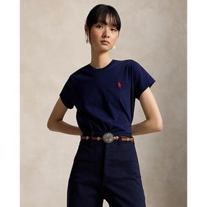 폴로 랄프 로렌 여성 클래식핏 코튼 저지 크루넥 티(WMPOKNINCU21271410)