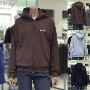 [지프] 지프 나침반 프린트 후드집업 JQ3TZU001 남 여 공용 기본핏 가디건 짚업 옷 외투 점퍼 JQ3TZU001