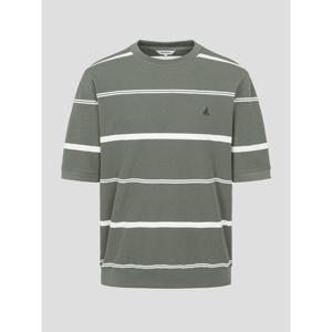 [빈폴멘] 모던 선염 라운드넥 맨투맨 티셔츠 - 카키 (BC6442C88H)