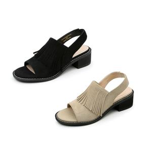 [금강제화]FAIR LADY 여성  프린지 스커트 샌들 RICSAC6606WFAIS