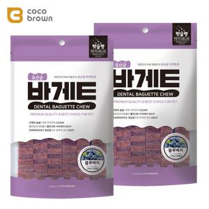 덴탈바게트츄 유산균 블루베리 120gx2