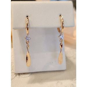 [미니골드] 미니골드 14K 라일 원터치 귀걸이 EMSM4960 EMSM4960