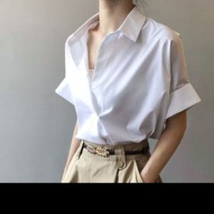 롱셔츠 ST030032 남방 티셔츠 셔츠 소매롤업 블라우스