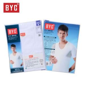 (BYC)면 무지 남성 반팔런닝 빅사이즈