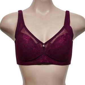 크리비아 고혹적인 노와이어 여성 B컵 브라 편한 볼륨