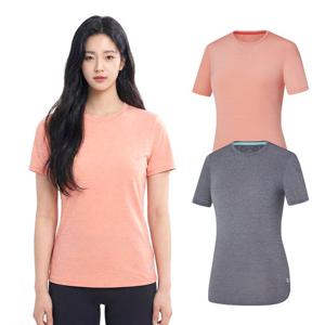 콜핑 여성 아이스본 냉감 옆트임 등산 반팔 라운드 티셔츠 GS