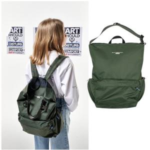 [블루테일] 블루테일2 (AZA3AB02KK) 주니어 공용 카키 투웨이 백팩 초등 가방 AZA3AB02KK