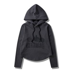 [지프]JQ1THF047 다크그레이 25년 여성전용 골지 후드 티셔츠_SC