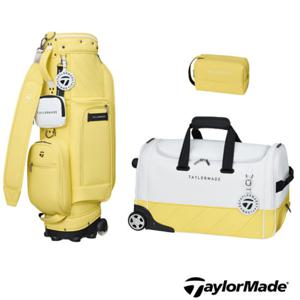 [테일러메이드] 골프 가방 UN775 Macaron II 마카롱2 퀼팅 그레픽로고 휠 파우치 보스턴백 카트백 세트 775776778