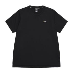 내셔널지오그래픽 N252WTS930 여성 COOL MAX 스몰로고 반팔 티셔츠 CARBON BLACK