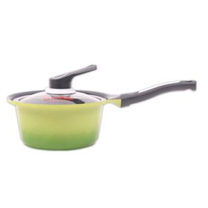 키친아트 세라믹통주물냄비(편수18cm) 편수냄비 주방냄비 주방편수냄비 라면냄비 자취생냄비 국물요리 뚜껑