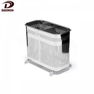 대원 스텐드형 스텐 수저통 2칸 수저통 건조대 스텐 주방소품 숟가락 젓가락 보관용기 스텐수저통 수저건조