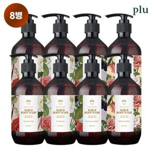 [플루]플루 퍼퓸 프리미엄 바디워시 8통 (로즈2+베리2+솝2+우디2