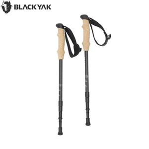 [블랙야크] 남여공용 등산 지팡이 카본소재 4단카본SET스틱c_120B 2BYSTXU905CH 2BYSTXU905