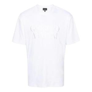 26 SS 조르지오아르마니 로고 자수 티셔츠 3DSM72SJTKZ TP432103767