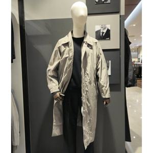 [지이크]SS 베이지 나일론 세미오버 발마칸 롱트렌치코트 PGN7301 DHSIEG