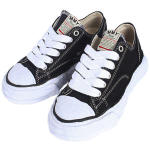 미하라 야스히로 25FW 남성 피터슨23 OG솔 캔버스 스니커즈 블랙 A11FW702 BLACK M