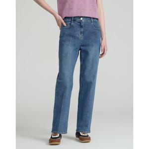 닥스 여성 25FW 블루 워싱 슬림 일자핏 뒷 밴딩 데님 팬츠 DLPA5D907B2