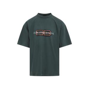 발렌시아가 반팔 티셔츠 764235TTVD6 3004 GREEN