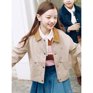 [빈폴키즈]여아 헌팅 재킷 - 베이지 (BI5839G02A)