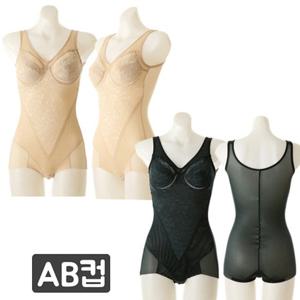 [비너스 란제리] 어깨끈이 넓은 로맨틱 레이스 올인원 VBTM150 A컵B컵 체형보정 큰사이즈 얇은 여름 보정속옷 VBTM150AB000