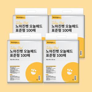 노마진펫 오늘패드 20g 400매 표준형/대형 강아지배변패드 초강력흡수