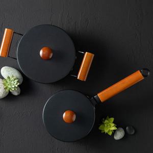 바이마르 블랙빈 인덕션 냄비 2종세트 (16편수+18양수)