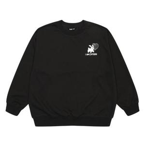 더센트럴 소이주니어 TC01 블랙 바니 크렉 맨투맨티 25F5781